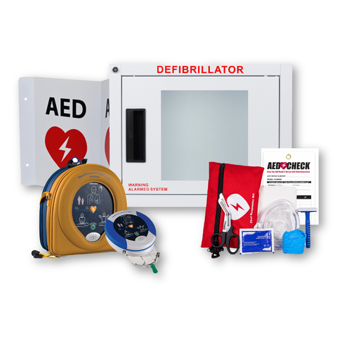 HeartSine samaritan PAD Fully Auto 360P Premium Package with Cabinet