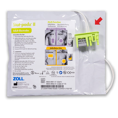 Zoll AED Plus Adult Stat-Padz II